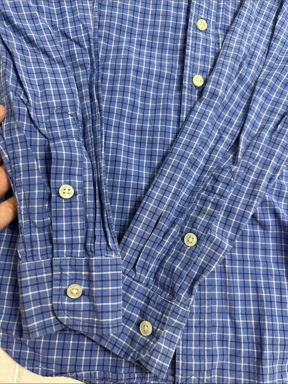 Ralph Lauren Button Down Shirt Long Sleeve Blue Youth Boys Small 8/10